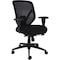 Lorell Executive Mesh High-Back Office Chair, Black LLR40212 - alternate 1